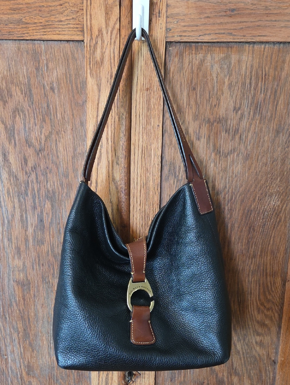 Dooney & Bourke Derby Florentine Hobo Leather Bag